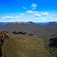 Blue Mountains Landscape in Kamtoomba, New South Wales, Australia