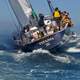 Boat sailing on the Seas in New South Wales, Australia