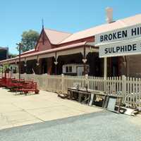 Sulphide Street railway station in Broken Hill, New South Wales, Australia