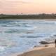 Sunset and Dusk at Maroubra Beach, New South Wales, Australia