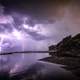 Lightning Storm from the Clouds in Dee Why, New South Wales, Australia