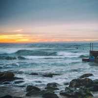 Standing by the Ocean in Curl Curl, New South Wales, Australia