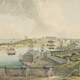 Sydney Cove from Dawes Point in 1817, New South Wales, Australia