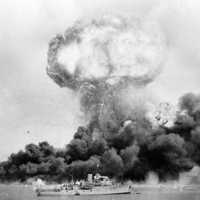 Bombing 1942 in Darwin, Australia