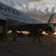 US Marines getting off the plane in Darwin, Australia.