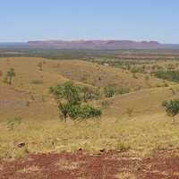 Gosse Bluff landscape in Northern Territory, Australia