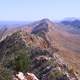 View along the West MacDonnell Ranges from the Larapinta Trail in Northern Territory, Australia