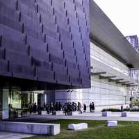 Main entrance of GOMA in Brisbane, Queensland, Australia