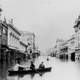 Queen Street after 1893 Brisbane Flood in Queensland, Australia
