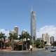 Gold Coast Highway and Skyscrapers in Queensland, Australia