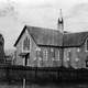 St. James Church of England during construction in 1869 in Toowoomba, Queensland, Australia