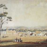 Adelaide Northern Terrace in 1839, Southern Australia
