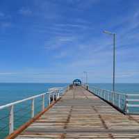 Pier Walkway in Adelaide, Southern Australia