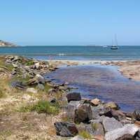 Victor Harbor landscape by the ocean