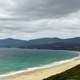 Isthmus between 2 oceans in Tasmania, Australia