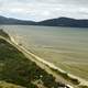 Shoreline of Bruny Island in Tasmania