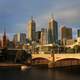 Bridge and Skyline of Melbourne,Victoria, Australia