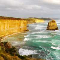 Coastal landscape in Melbourne, Victoria, Australia