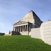 Stone Shrine and Wall in Melbourne, Australia