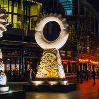 Night on the Streets in Melbourne, Australia