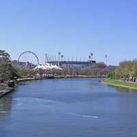 Yarra River in Melbourne, Victoria, Australia landscape