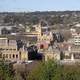 View of central Bendigo from Camp Hill in Victoria, Australia