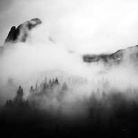 Fog and Mist over the mountains in Gemeinde Annaberg Lungotz Austria