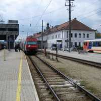 Krems Central Station in Austria