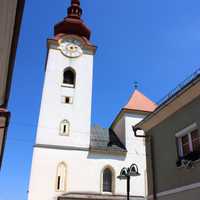 Mary Magdalene parish church in Volkermarkt, Austria