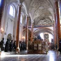 Maximilian's Cenotaph and the Black Men in Innsbruck, Austria