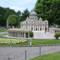 Model of St. Peter's, Rome in Klagenfurt, Austria