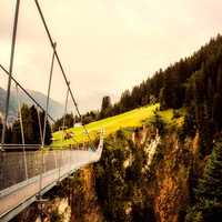 Suspension Bridge over the Gorge