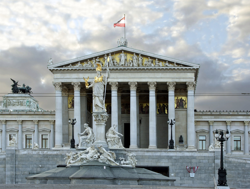 Parliament Building In Vienna Austria Image Free Stock Photo 