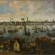Pier of Antwerp, Belgium from Vlaams Hoofd in the 1600s