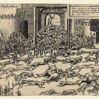 Sack of Antwerp in 1576 in Belgium