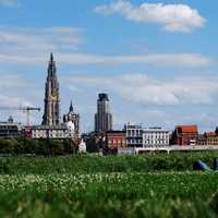 Skyline of Antwerp, Belgium