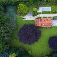 Overhead view of Rich Estate in Brussels, Belgium