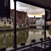 Channels of Ghent in Belgium