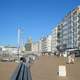 Promenade at Ostend seaside in Belgium