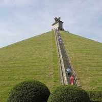 Pyramid overlooking Waterloo, Belgium