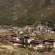 Town at the bottom of the Mountain in Bhutan