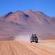 Driving across the Solar to Pantanel, Bolivia