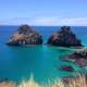 Landscape and seascape of Fernando De Noronha, Brazil