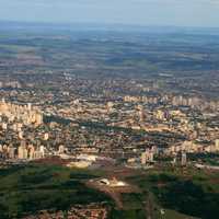 Panorama of Goiânia in Brazil