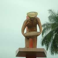 Praça dos Garimpeiros-Miners' monument in Boa Vista, Brazil