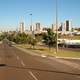 Road and Via Park in Campo Grande, Brazil