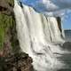 Side View of Iguazu Falls, Brazil