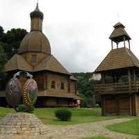 Ukrainian memorial at Tingui Park in Curitiba, Brazil