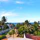 Viewing the town and the ocean in Caucaia, Ceara, Brazi