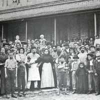 Italian Immigrants arriving in Sao Paulo, Brazil in 1890
